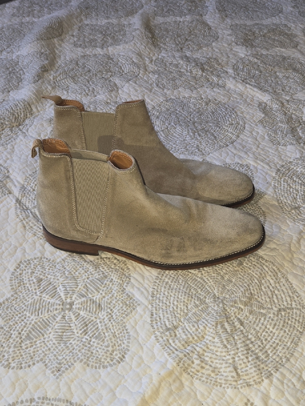 Aldo Men's Suede Chukka Boots - Light Beige